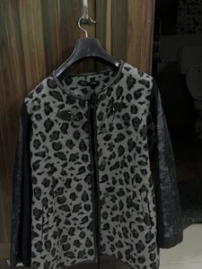 New Oner Leopard Over Coat With Flaws