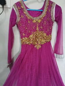 Beautiful Pink Ethnic Gown