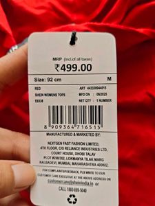 Red Halter Neck Top