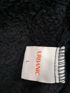 Urbanic Black Gothic Mini Dress