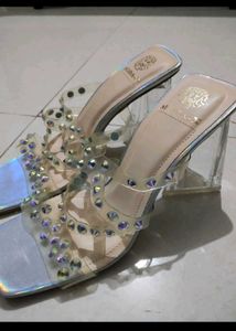 Moda-X Clear Block Heels