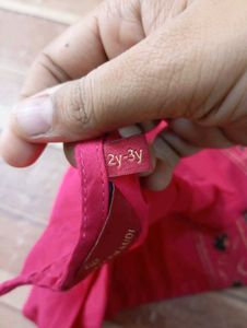 Vibrant Pink Ethnic Lehenga Choli Set 2 to 3 years