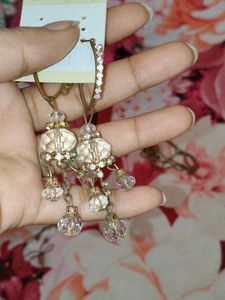 Gold Plated Pendant Chains and earrings