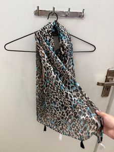 Gothic Leopard Print Scarf