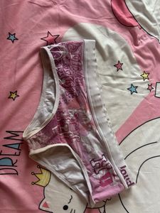 Women's Pink Graphic Panty