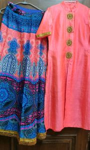 kurti with skirt
