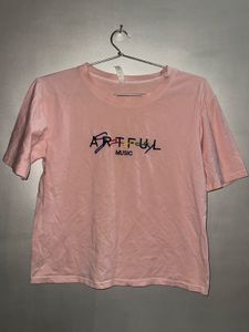 Stylish Pink Graphic T-Shirt
