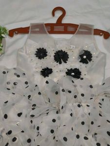 Cute Polka Dot Ruffle Dress