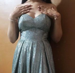 ball gown Sparkling Strapless Evening