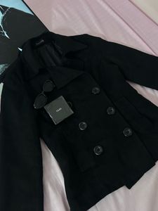 black pea coat
