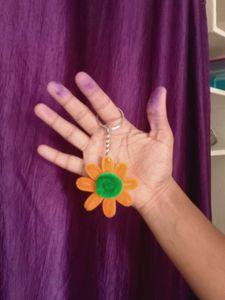 Cute Flower Keychain