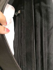 Stylish Two-Tone Crossbody Bag