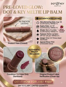 Dot & Key Meltie Lip Balm - Berry Crumble