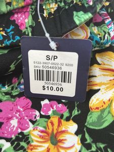 Vibrant Floral Print Pants