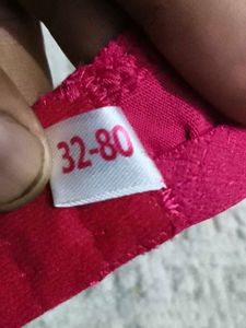 Comfortable Padded Red Bra