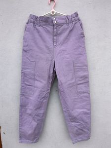 Beautiful Purple Cargo Jeans