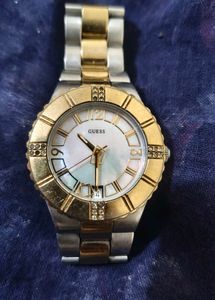 Elegant Gold Guess Watch