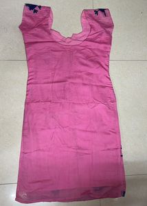 Pink Embroidered Kurti