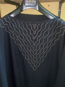 Elegant Black Embellished Kurta