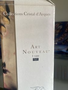 Cristal d'Arques vase