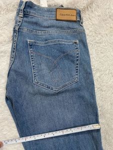 Calvin Klein Women's Blue Denim Jeans