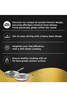 Preethi Diva Collection Triply Stainless Steel Fry