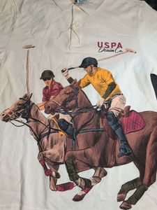 USPA Polo Shirt with Players Graphic XX
