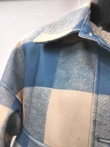 Long Check Shacket