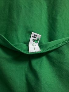 Vibrant Green Cropped T-Shirt