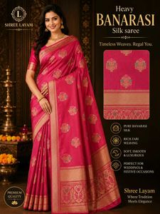 Heavy Banarasi Silk Saree