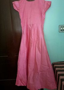 Pink Embroidered Ethnic Kurta Set