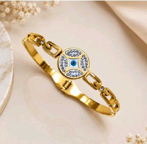 Anti Tarnish Gold Evil Eye Bracelet