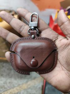 Premium Leather Protective Pouch Case for AirPods