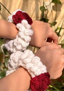 Handmade Crochet Flower Bracelet