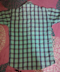 Checked Button-Down Shirt
