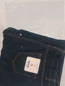 Wide Leg Denim Jeans - New with Tags