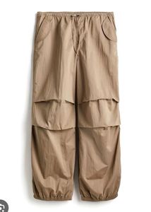 Khaki Parachute Pants
