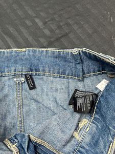 Denim Cargo Skirt