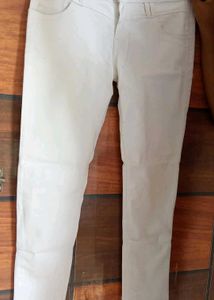 Classic White Straight Leg Pants