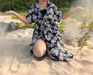 Black Shirt Style Dress With Belt