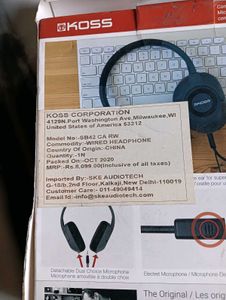 (rubber damage ) Koss Communication Headset with