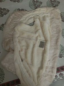 Cream Furry Vest