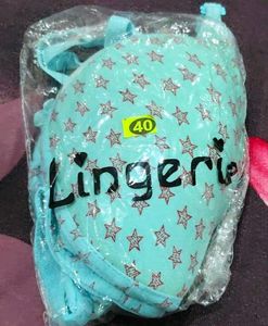Cute Blue Star Print Bra