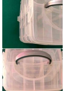 Clear Plastic Storage Organizer Box