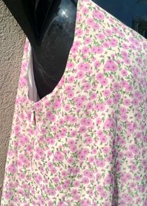 Chic Floral Print Ruffle Dress