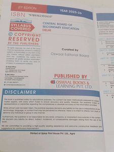 Oswaal Books CBSE Class 12 Physics Question Bank