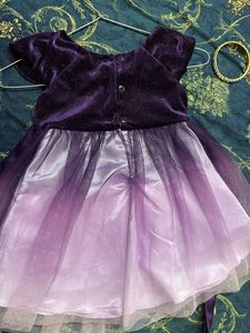 Sparkly Purple Ombre Party Dress