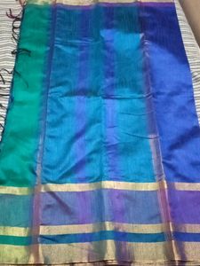 Saree - Blue, Green, Purple