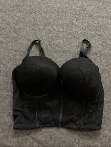 Black Lace Corset Bralette