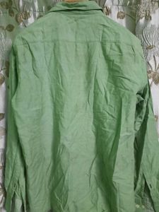 Green Long Sleeve Button Down
